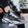 Fashion Thick Bottom Shoes Men High Top Casual Waterproof Versatile Sneaker Non-slip Breathable Running Shoes Tenis Masculino
