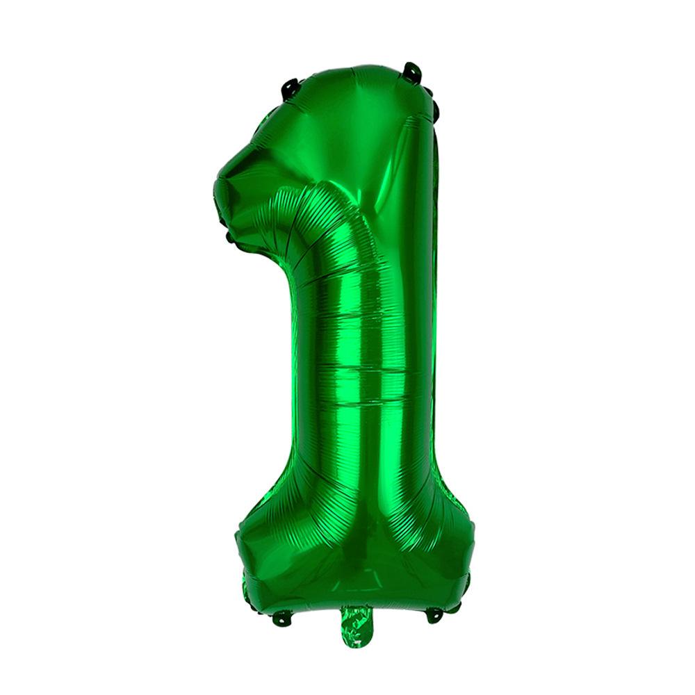 32-Inch Gradient Color Aluminum Foil Number Balloons - US Version
