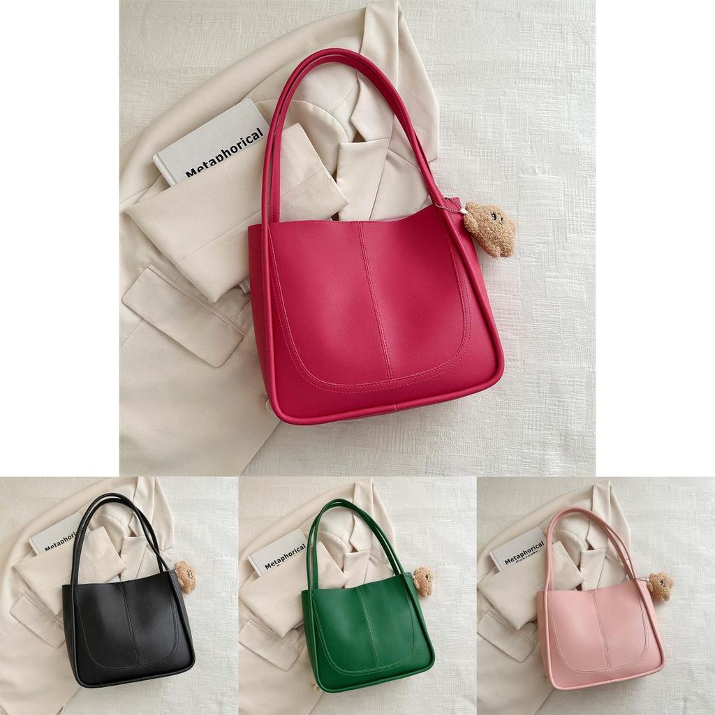 Fashionable Spring 2024 Street-style Womens Tote Bag In Black Green Pink White
