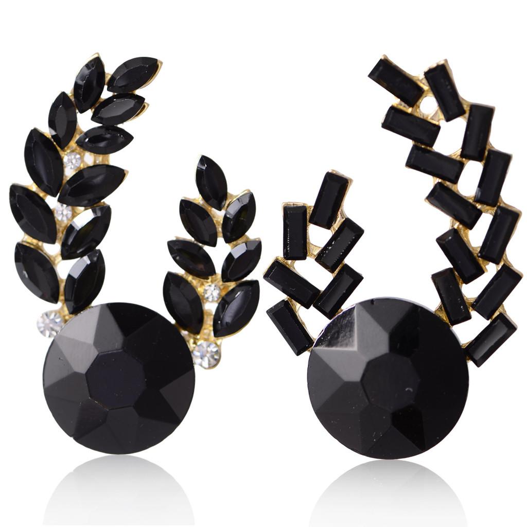 Fashion Alloy Geometric Earrings With Rhinestones For Women Fall