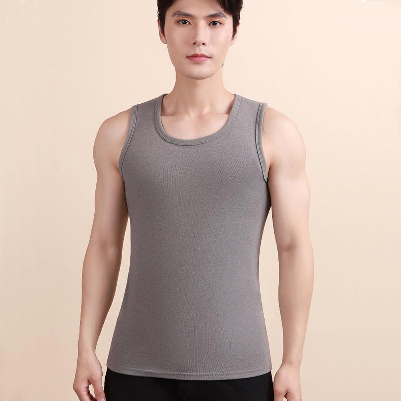 

Men s Merino Wool Antibacterial Sleeveless Vest - High Elasticity & Comfort, Camellia Care XL (100-130 lbs)