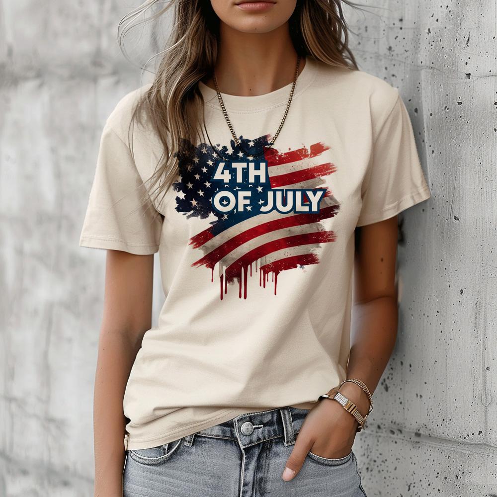 Trička 4. července dámská Y2K manga japonský top dámský vtipné y2k oblečení