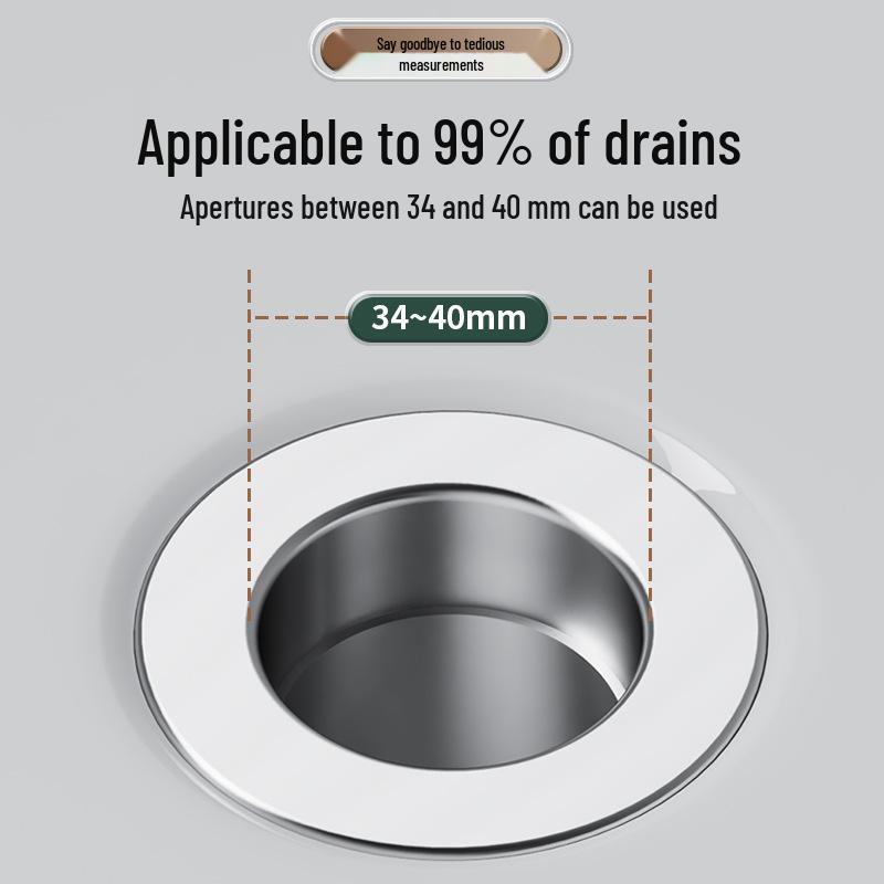 Odpływ umywalkowy typu pop-up ze stali nierdzewnej 304 i korek do wody