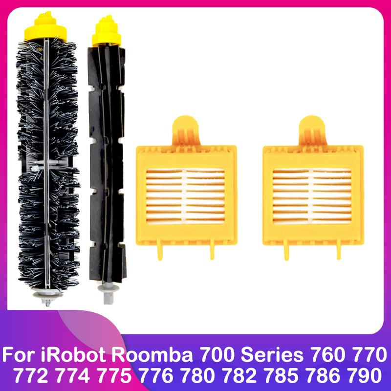 Fit For iRobot Roomba 700 Series 770 780 790 772 774 775 776 760 782 785 786 Main Side Brush Hepa Filter Wheel Accessories Spare