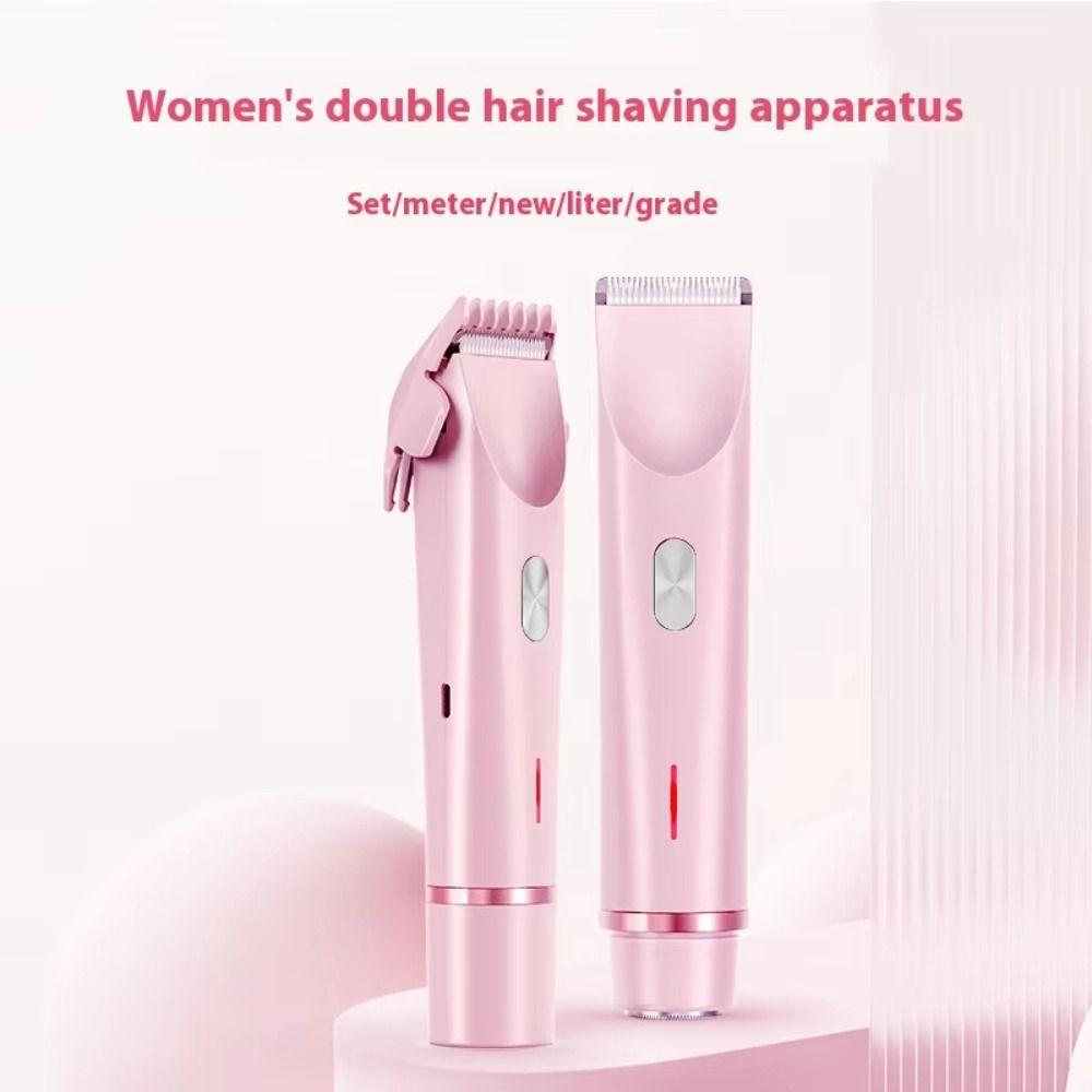 Double-headed Women's Hair Shaver 2 in 1 Hair Removal Device Electric Hair Remover  Male/Female