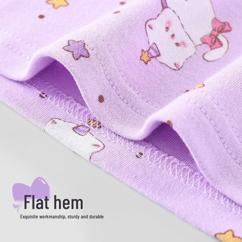 Desa Girls' Pure Cotton Thermal Underwear & Pajama Set