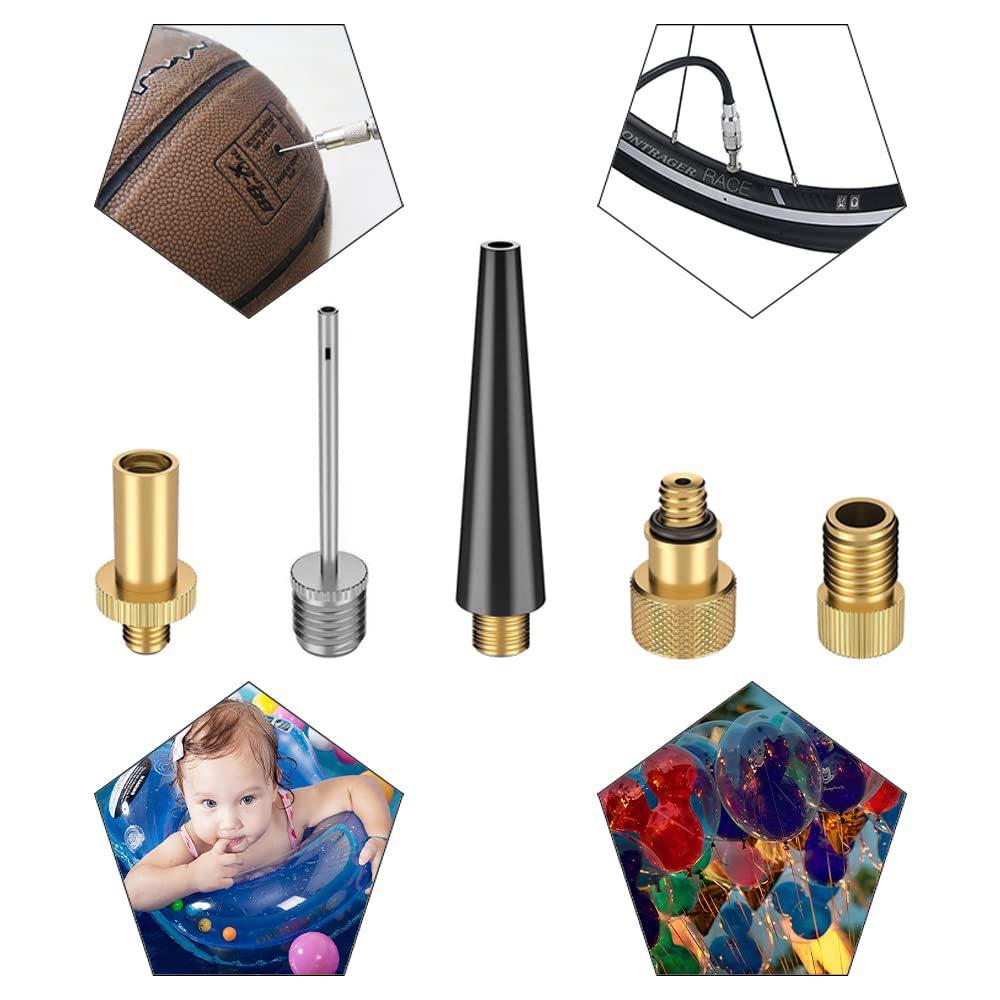 Car Quick Air Pump Extension Tube Connection Hose Tire Quick Air Pump Chuck Air Tube Set Pump Accessories