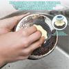 Kitchen Scrub Brush Detachable Dishes Brush With Handle Ergonomic Grip Cleaning Scrubber Dishwashing Washing Cleaner For