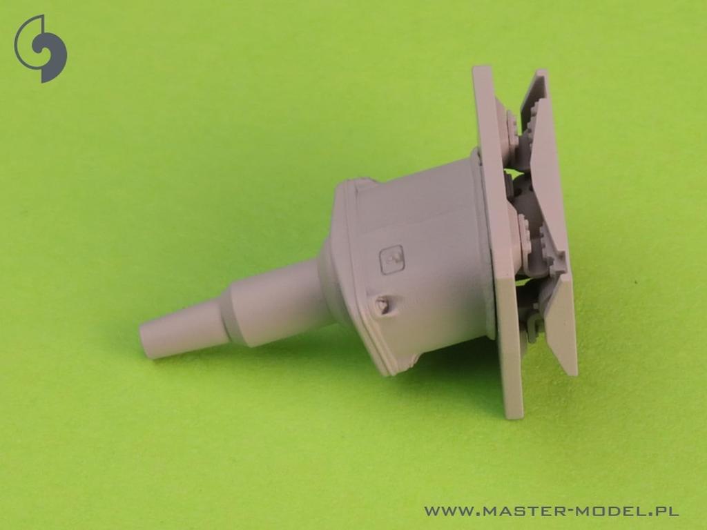 Master Model WW2 German StuK 37 Barrel with Mantlet III Plastic Model Parts 1/72 7.5cm L/24 (for Sturmgeschütz A/B/C/D/E) GM-72-035 (Tank)