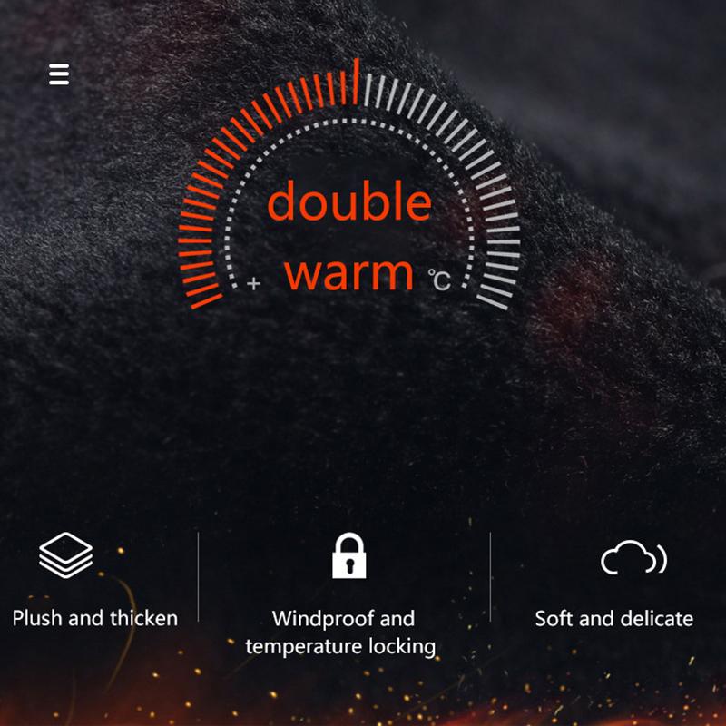 Winter Warm Cycling Gloves Wind Waterproof Breathable Nonslip Touchscreen Gloves Skiing Running Snowmobile Motorbike Gloves Men