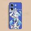 Konosuba Aqua Matte TPU Mobile Phone Case for Xiaomi Redmi 15 14 13 12 A5 3 2 1 C Plus 4G 5G Colorful Printing Cover