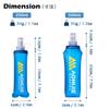TRIWONDER Running Soft for and Trail Running 500ml Flask, Foldable, Squeeze-Capable, Marathons, Cycling, Hiking, (01# - 2-Pack)