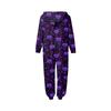 Halloween Printed Family Matching Hooded Long Sleeved Zippered Hooded  Jumpsuit Set