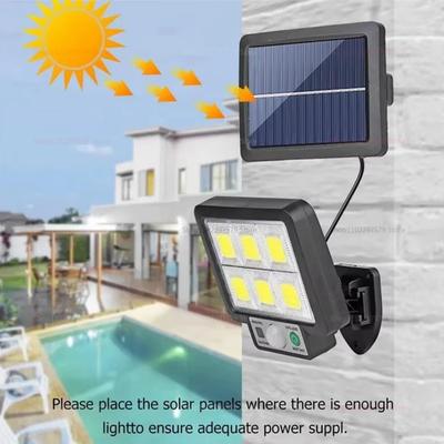 Solar Split Wall Lamp 3 Mode Waterproof Motion Sensor Lamps Garden Street Lighting Solar Lamp For Garage Security Wall Light