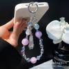 New Chinese Style Phone Chain National Style Tassel Bead Hanging Chain Handmade Beaded Phone Strap Crystal Wrist Chain for Women Wholesale