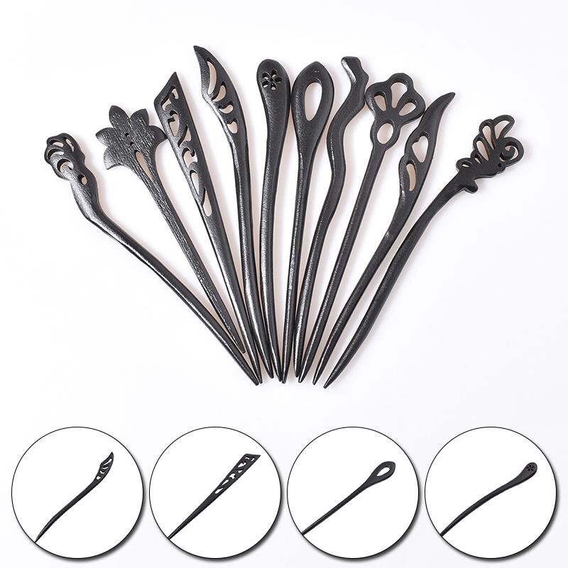 

Мода Ручная работа Палочка для волос Сандаловое дерево Шпилька Аксессуары для волос Женщины Волосы Ретро Сандаловое дерево Стиль Инструменты для укладки волос JoomZA