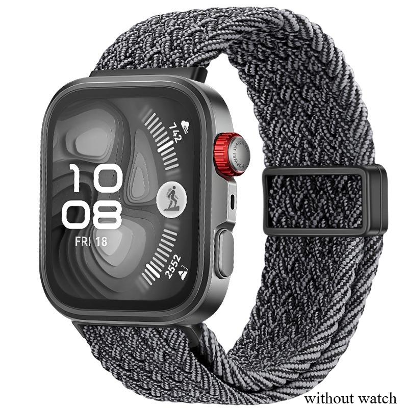 Nylon Magnetic Strap for Huawei Watch Fit 4/3 Braided Breathable for Huawei Watch Fit 4 Pro Sport Bracelet Watchband Accessories