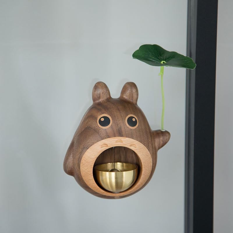 Wooden Shopkeepers Bell for Door Opening, for Home and Business, Shop Entry Alert Chime Chime for Home Refrigerator, Porch, Creative Crafts Gift