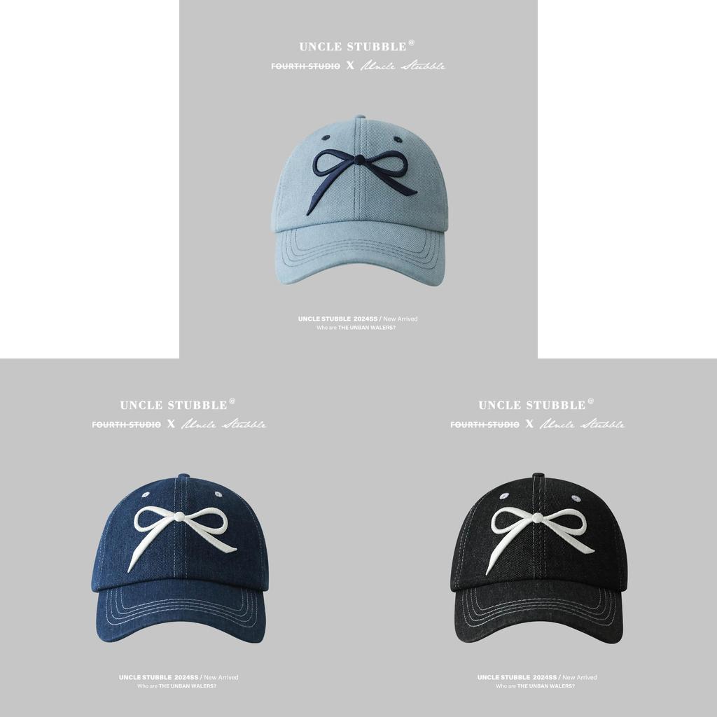 Stilvolle Koreanische Daejeon Schleifen Baseballkappe Für Damen Lässig Frühling Sommer Sonnenschutz