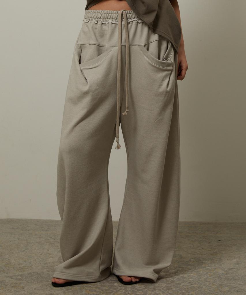 Gimeo Drop Pocket Sweatpants Beige