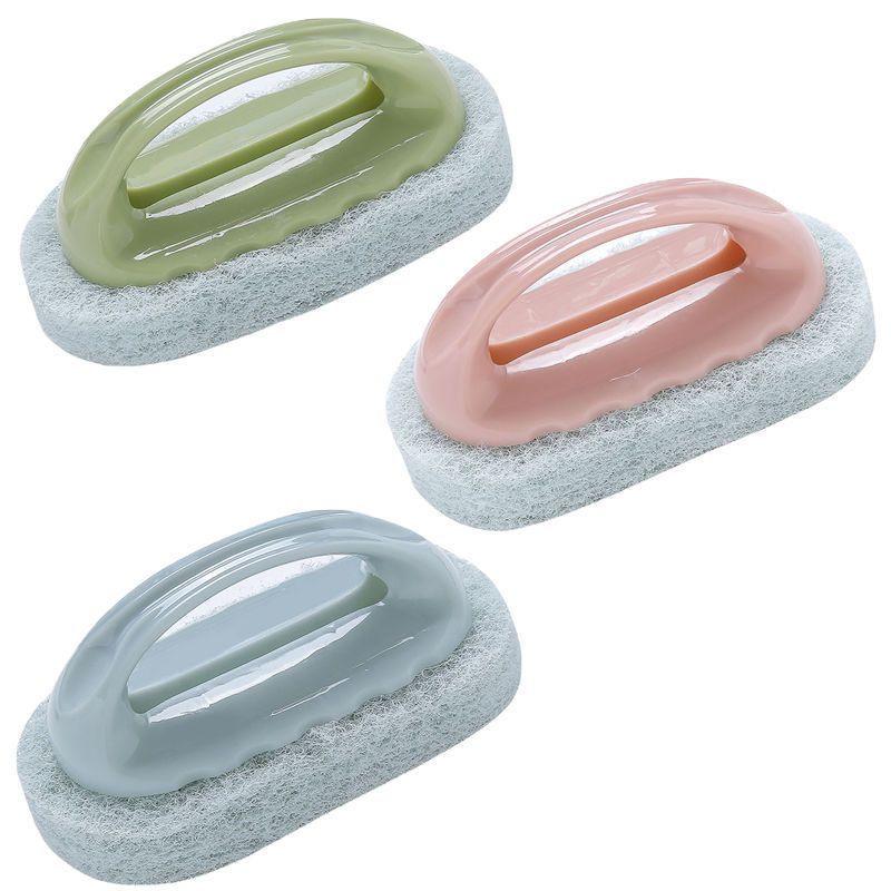 10-Piece Kitchen Cleaning Set: Spatula, Steel Wire Brush, Crevice Brush, Multifunctional Tool, Spring Cleaning Brush, and Pot Brush.