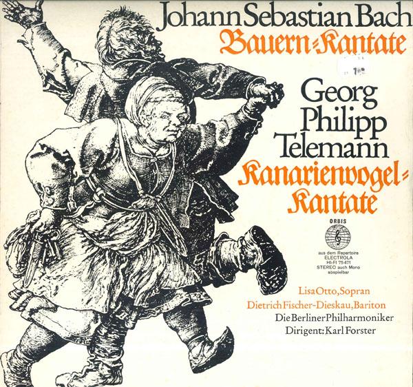 

LP Record KARL FORSTER BERLINER PHILHARMONIK J S Bach Bauern Kantate B Wv212 75471 ORBIS Germany Classical Used