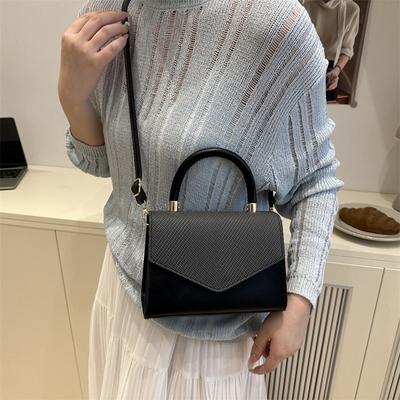 Fashion Versatile High-end Texture Temperament Solid Color Handbag Spring and Summer New Commuter Shoulder Messenger Bag