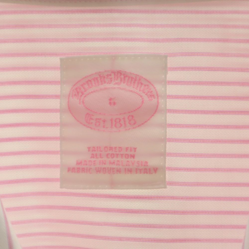 Brooks Brothers stripe Long sleeve Button down shirt 6 Pink Women Used