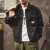 Herren Jeansjacke Frühling Herbst Übergröße Vier Jahreszeiten Arbeitsjacke Lässig Revers