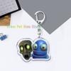 Funny Horrible Game R.E.P.O Keyrings for Accessories Bag Key Chain Ring Jewelry Fans Gifts Horror Keychain Llaveros