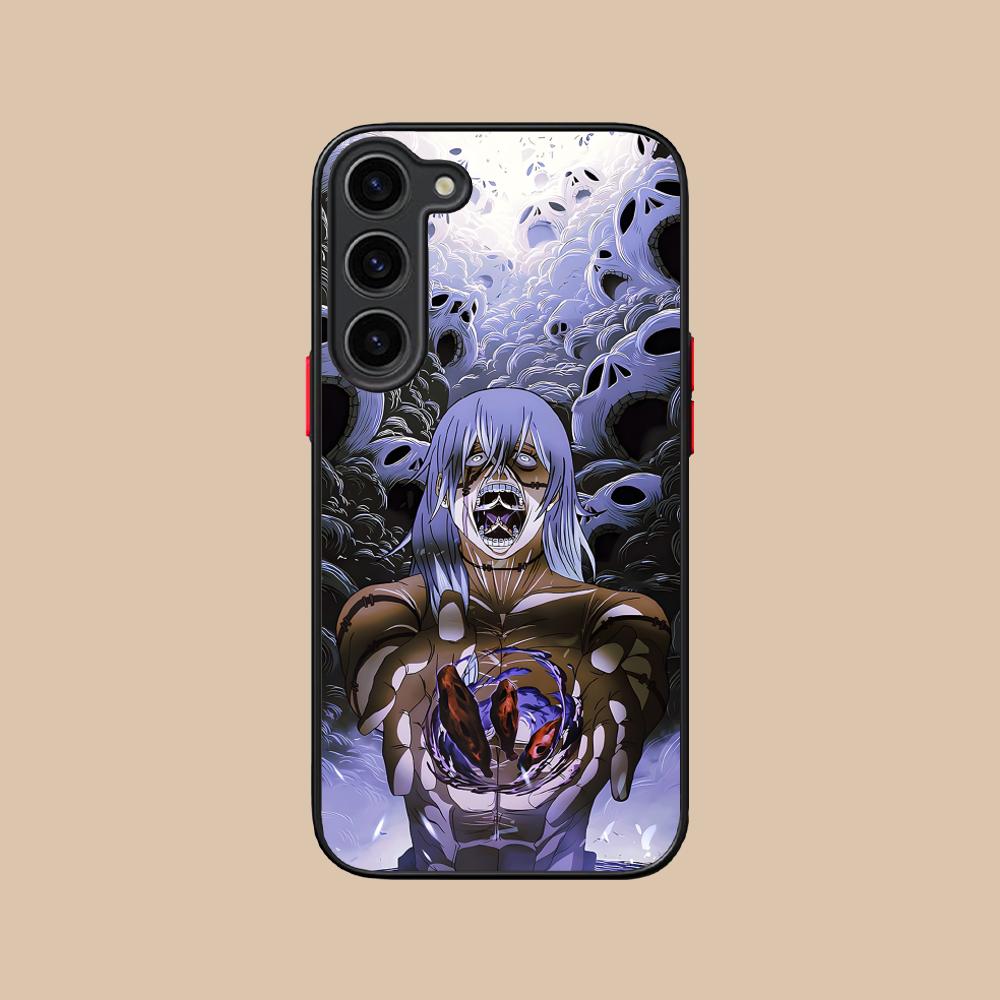 JJK Mahito Phone Case for Samsung Galaxy S26 S25 S24 S23 S22 S21 Plus FE Ultra Skin Feel Shockproof Cover