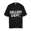 Cross-border European and American Trendy Brand Gallery Dept Classic Letter Logo Short-sleeve T-shirt for Men and Women, American High Street Short