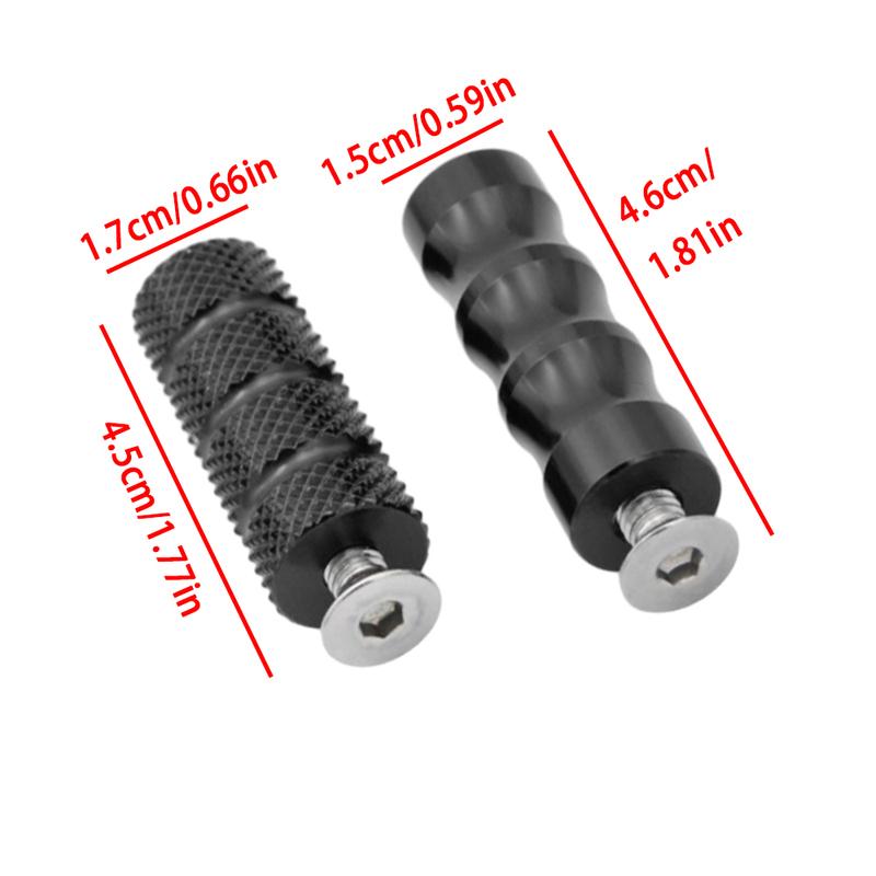 6mm Hole Motorcycle Footrest Rearset Pegs Pedal Universal Gear Shift For Yamaha YZF R25 R1 R6 R3 R15 V3 MT07 MT09 Tracer 700 900