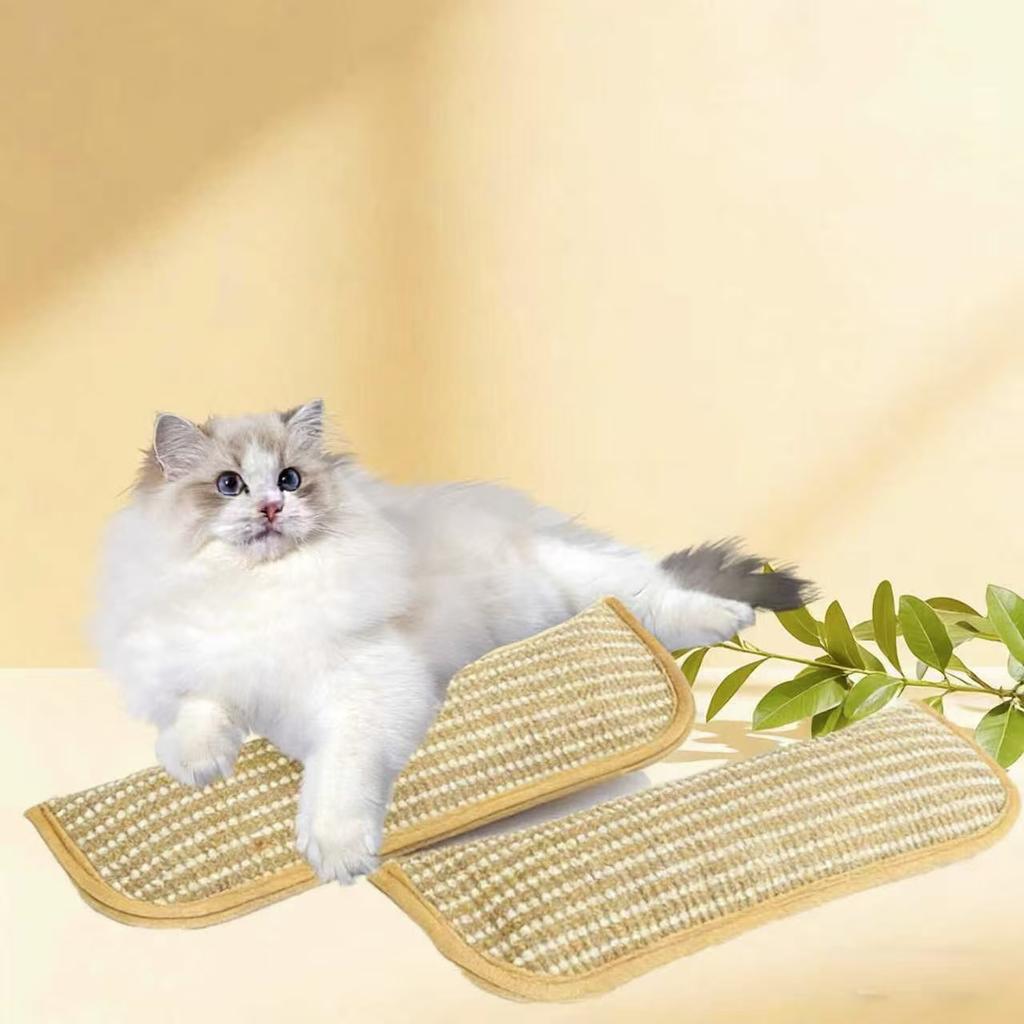 Multi Functional Cat Scratch Pad Toy Pillow Chew Resistant Cat Bed Soft Mosquito Repellent Pet Interactive Toy