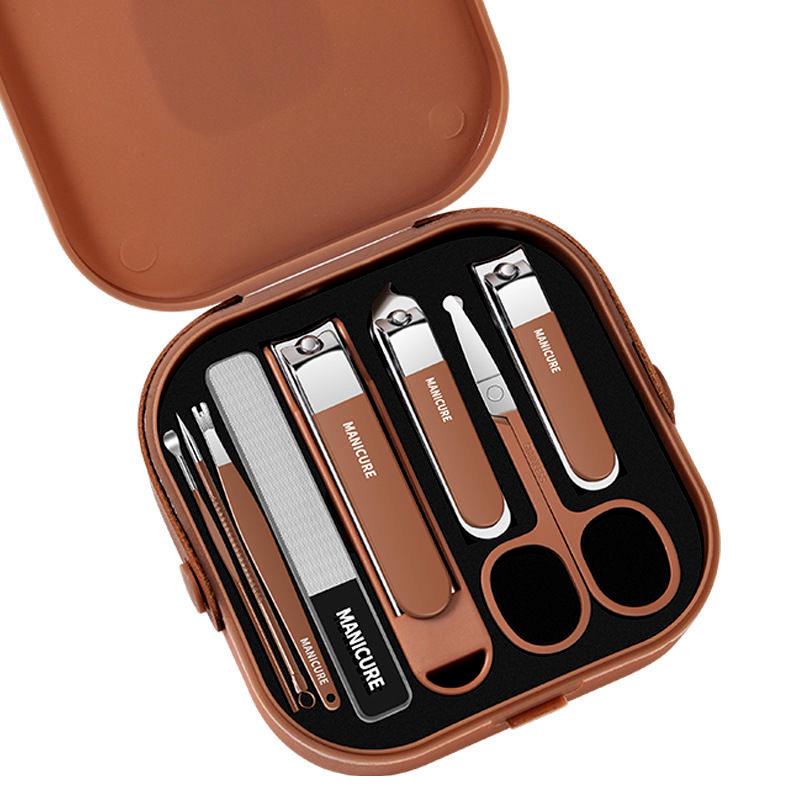 Cross-Border 8-Piece Anti-Splash Nail Clipper Set for Home Use