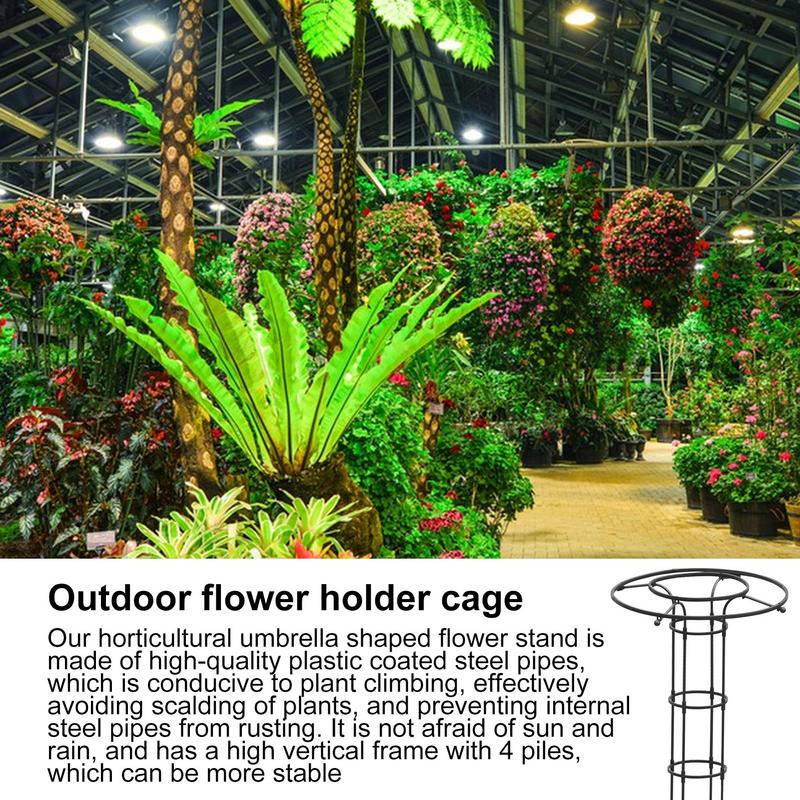 90cm/120cm/150cm/180cm/210cm Plant Support Stakes Vine Climbing Bracket for Potted Plants Garden Tools  Semicircle Trellis