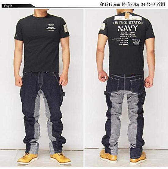 Kojima Jeans KOJIMA GENES Monkey Combo Painter in Pants, Jeans/Denim/Made Japan/Men's/RNB-1081A-Indigo Hickory-36
