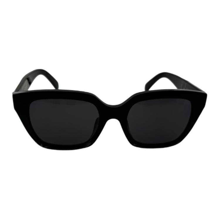 Celine Logo Square Sunglasses Women sunglasses Black CL40198F5601A