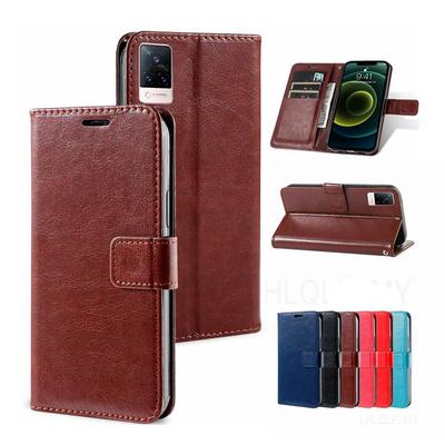 Custodia Protettiva a Flip in Pelle di Lusso Per Vivo V60 Lite Y21D Y72 5G V25 V27 Y19 Y21 Y28 Y53S Y04 Y29 Y31 iPhone 17E 15 16 17 Oneplus 15R Cover Portafoglio Coque