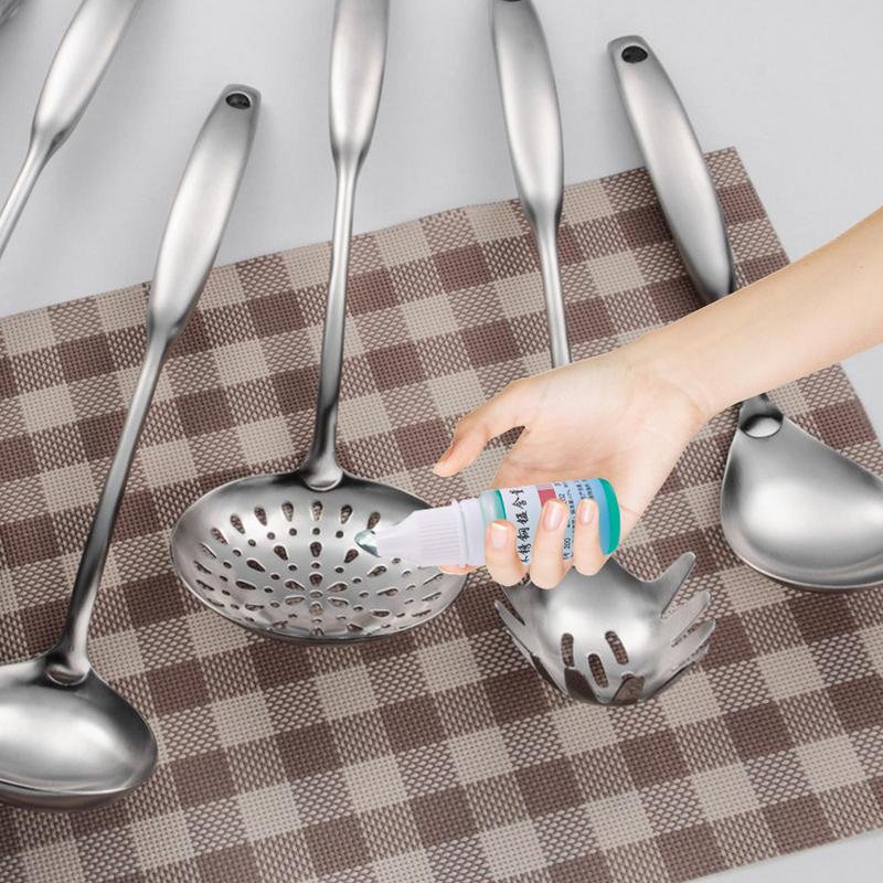 Stainless Steel Tester Liquid 12ml Universal Testing Agent Kitchen Gadget For Stainless Steel Food And Beverage Utensils Sanitar