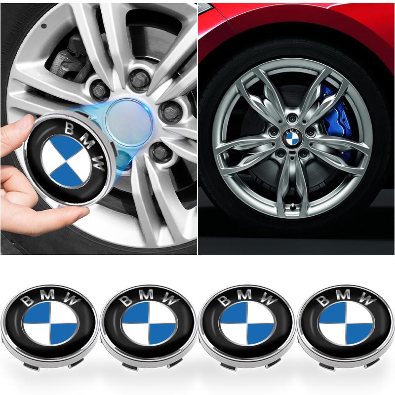 Bilhjul Navkapsel Senterdeksel Felg Nav Støvdeksel Emblem Klistremerke For BMW E46 E90 E60 F10 F30 F20 E39 E36 X5 E70 F25 F15
