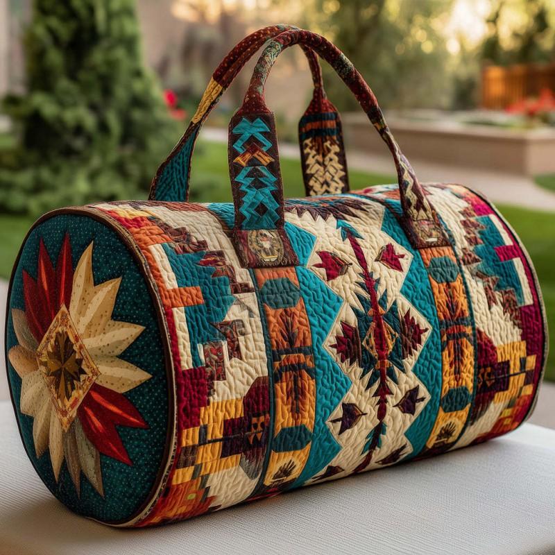 Western Style Small Duffle Bag Gym Travel Unisex Handbag