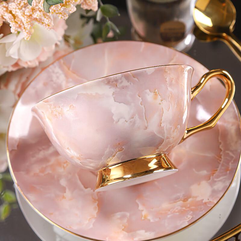 Zhengye Europäischer Stil Bone China Kaffeetasse Geschenkset