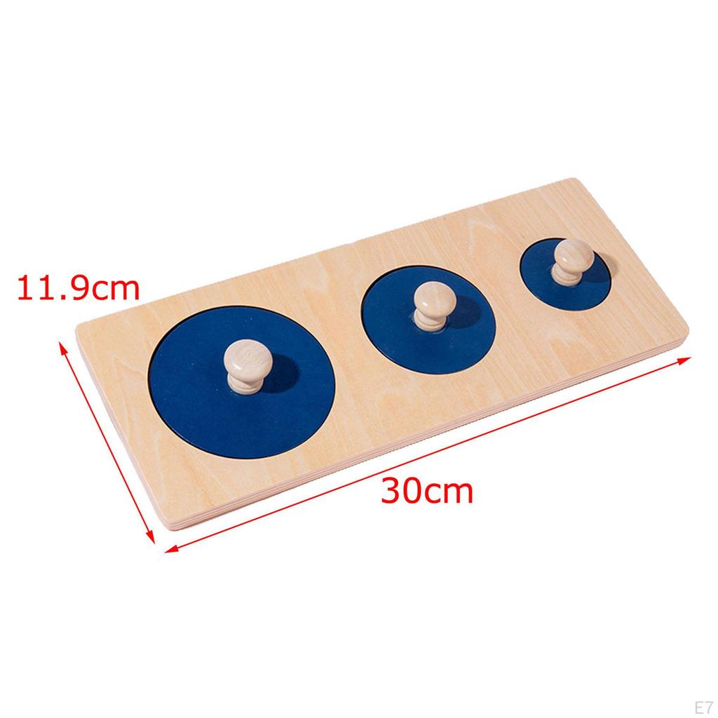 Educational Wooden Pegboard Puzzle Set for Shape Recognition And Sorting