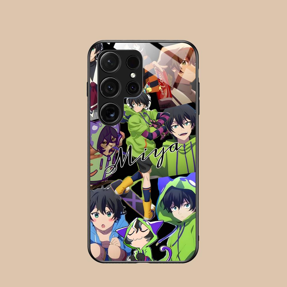 SK8 Infinity Miya Chinen Phone Case for Samsung Galaxy S26 S25 S24 S23 S22 S21 S20 Note20 Plus FE Ultra Glass Protective Cover