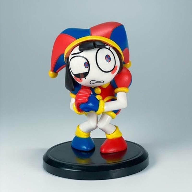 Anime The Amazing Digital Circus Pomni Jax Clown Actionfigur Modell Schreibtischdekoration Sammlerstück Ausstellungsornament Für Erwachsene