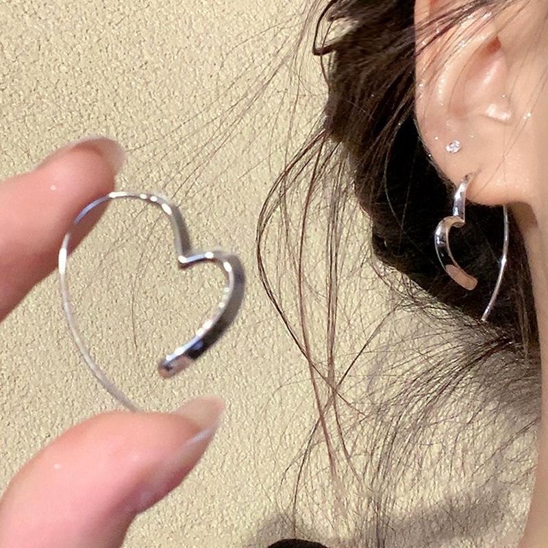 S925 Sterling Silver Hoop Earrings: Exaggerated, Luxurious & Versatile for Women