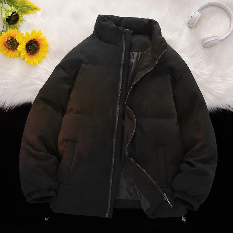 New Stand-up Collar Padded Jacket Men's Solid Color Padded Jacket In Autumn and Winter Casual and Comfortable Short Padded Jacket