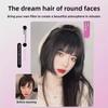"Japanese Lolita Princess Cut Black Long Straight Wig for Women"