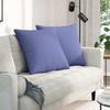 Sofa Cushions 2 Pcs Denim Blue 60 X 60 Cm Fabric